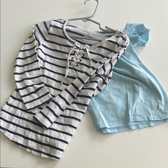 Bundle of tops Old Navy Striped and Cinderella - Picture 1 of 5